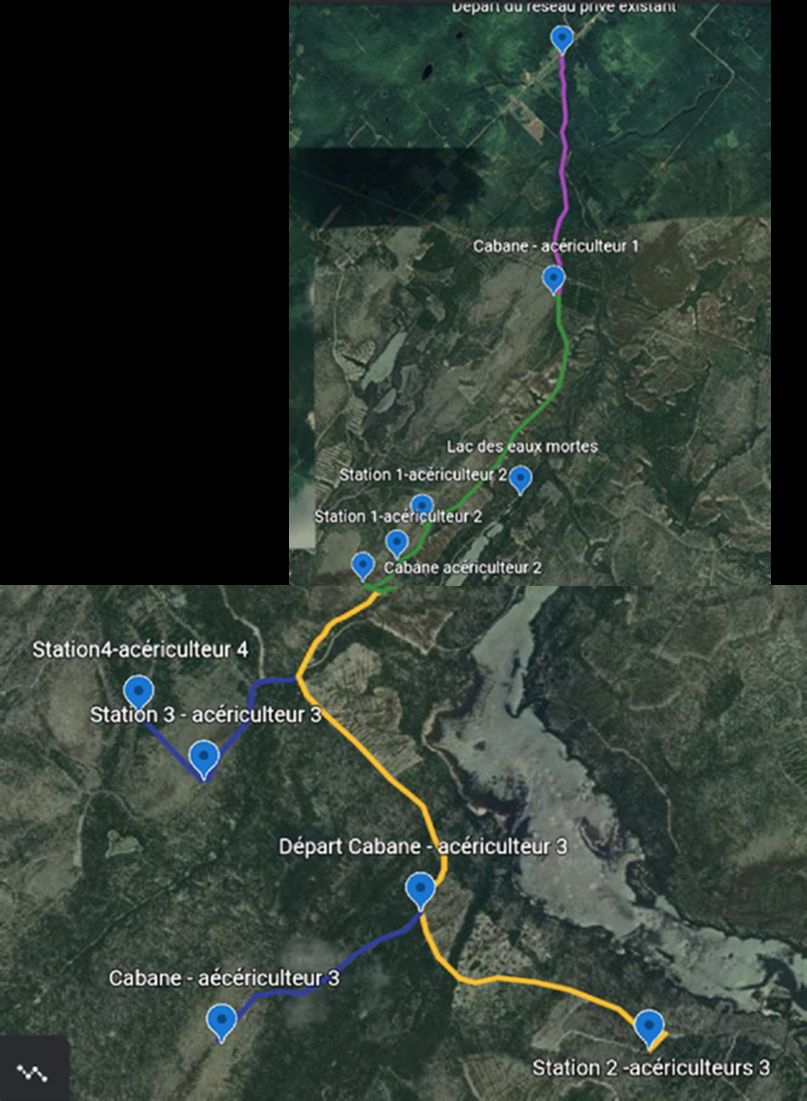 Éco-ligne 0 Électrification d’un réseau électrique Réseau électrique de la ligne électrique privée à raccorder